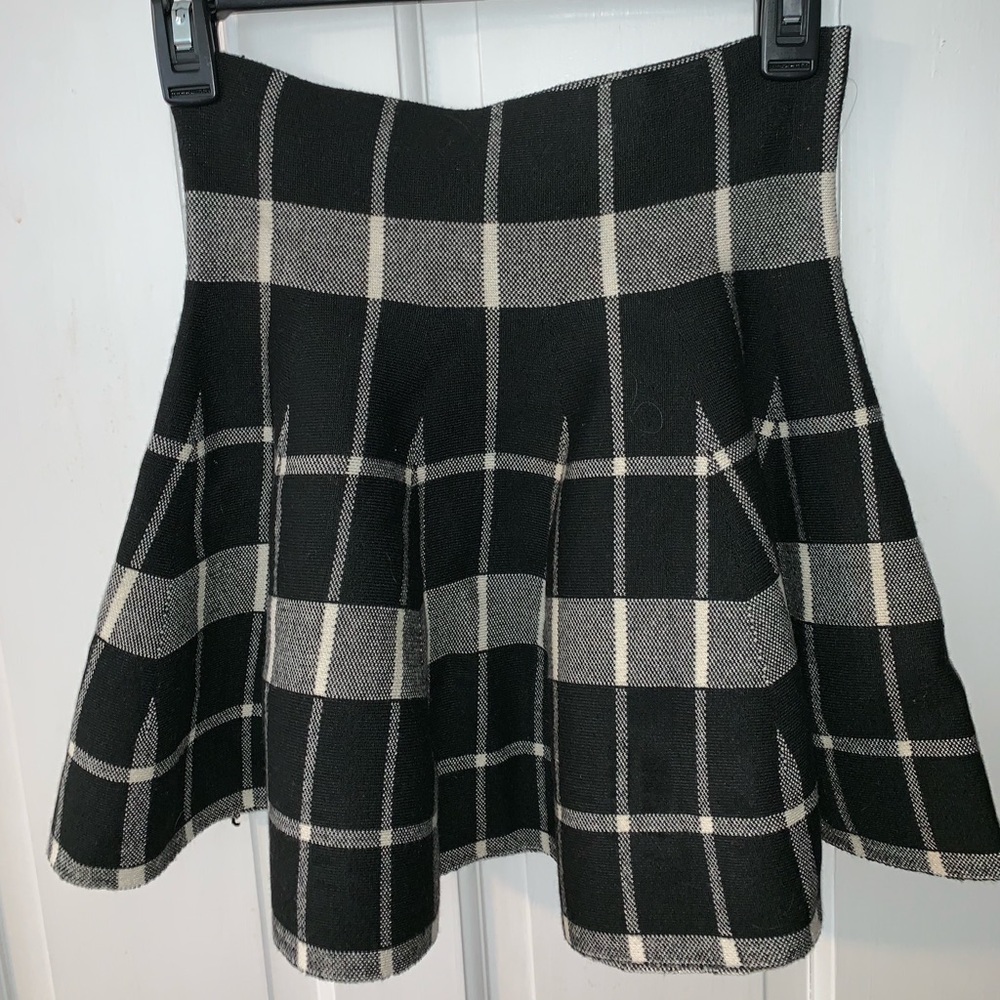 Plaid Mini Skirt